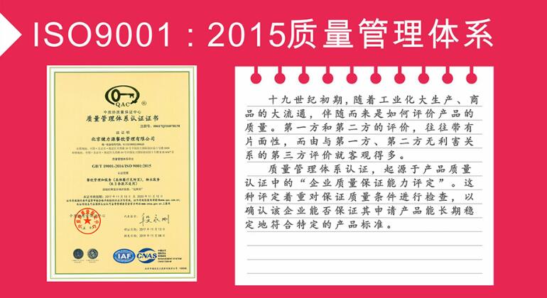 ISO9001：2015質量管理體系